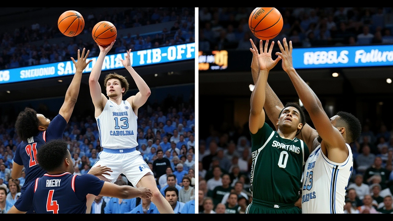 No. 11 Michigan State vs. No. 16 North Carolina Set for High-Stakes Fort Myers Showdown